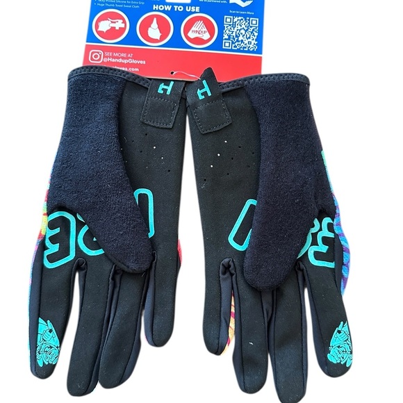 Handup NWT Sense3 Graffiti Most Days  Graphic unisex Gloves size small - Picture 3 of 4